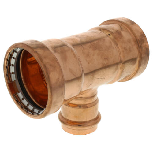 Main product image of 2-1/2" x 2-1/2" x 1-1/2" Press Copper Tee