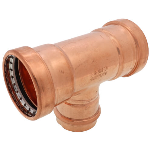 Main product image of 2-1/2" x 2-1/2" x 2" Press Copper Tee