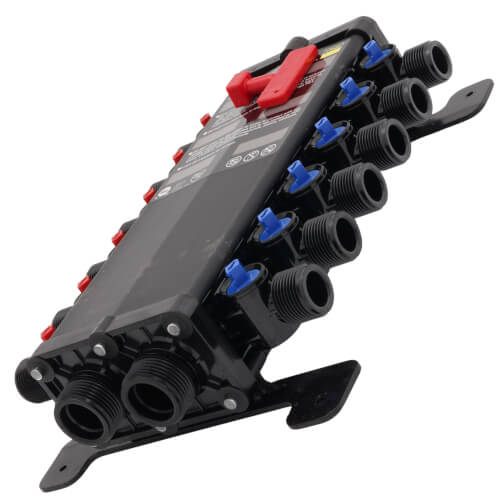 Main product image of 3/8", 12 Port PolyAlloy Crimp MANABLOC (6 hot, 6 cold)