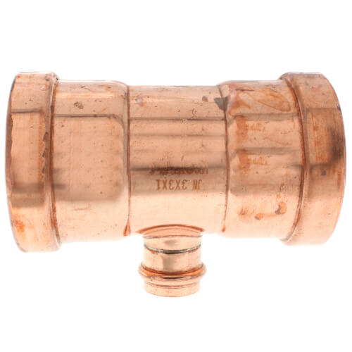 3" x 3" x 1" Press Copper Tee