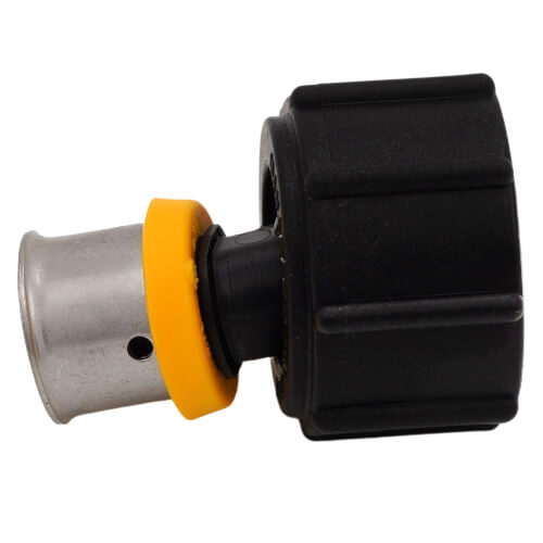 1/2" PEX Press x 1/2" Port PolyAlloy PEX Press Port Adapter (Zero Lead)