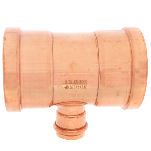 Main product image of 4" x 4" x 1-1/2" Press Copper Tee