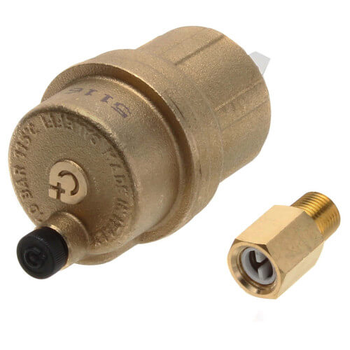 502710A Caleffi 502710A 1/8" Automatic Air Vent with Check Valve