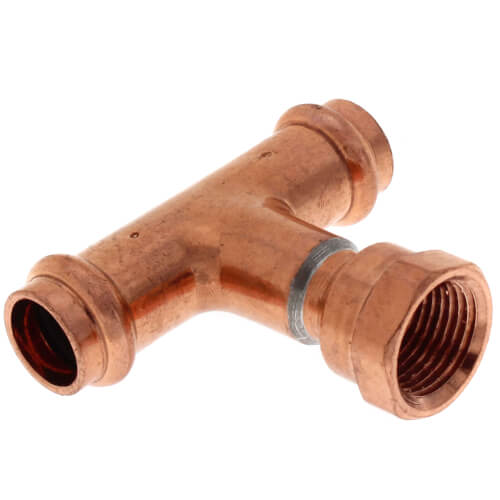 Main product image of 1/2" Press x Press x Female Copper Tee