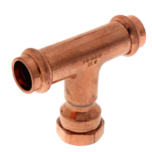 Main product image of 1/2" Press x Press x Female Copper Tee
