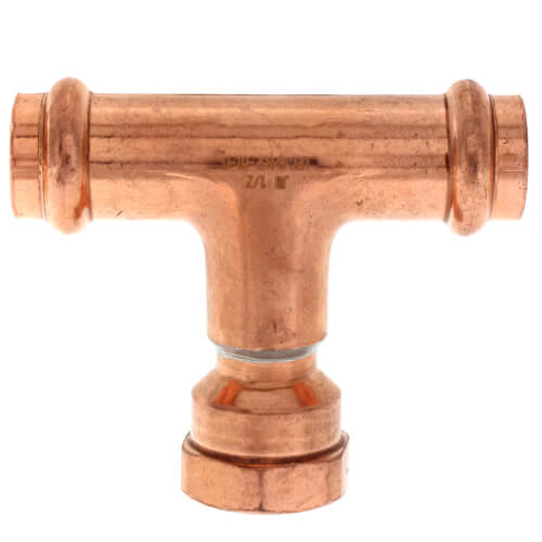 Main product image of 1/2" Press x Press x Female Copper Tee