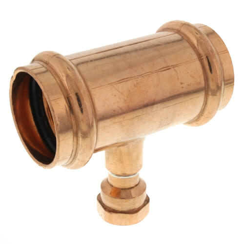 Main product image of 1-1/2" x 1-1/2" x 1/2" Press x Press x Female Copper Tee