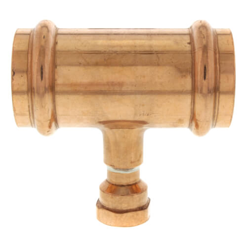 Main product image of 1-1/2" x 1-1/2" x 1/2" Press x Press x Female Copper Tee