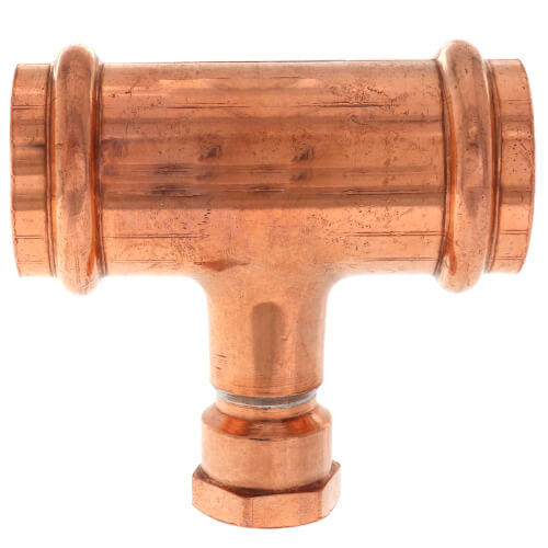 Main product image of 1-1/2" x 1-1/2" x 3/4" Press x Press x Female Copper Tee