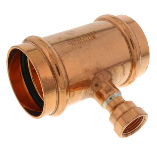 Main product image of 2" x 2" x 1/2" Press x Press x Female Copper Tee