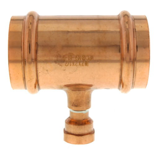 Main product image of 2" x 2" x 1/2" Press x Press x Female Copper Tee