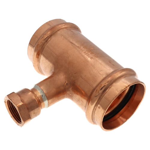 Main product image of 2" x 2" x 3/4" Press x Press x Female Copper Tee