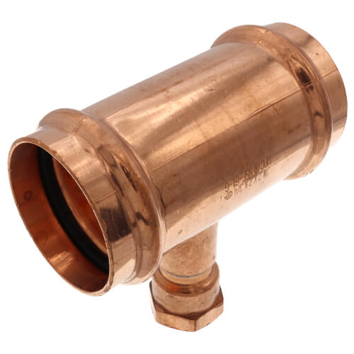 Main product image of 2" x 2" x 3/4" Press x Press x Female Copper Tee