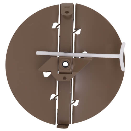 3800 Series 7" Steel Butterfly Damper with Ring (Golden Sand)