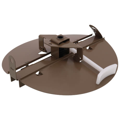 3800 Series 7" Steel Butterfly Damper with Ring (Golden Sand)