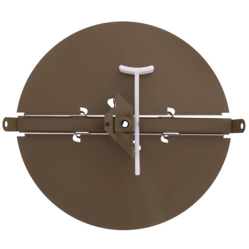 3800 Series 10" Steel Butterfly Damper (Golden Sand)