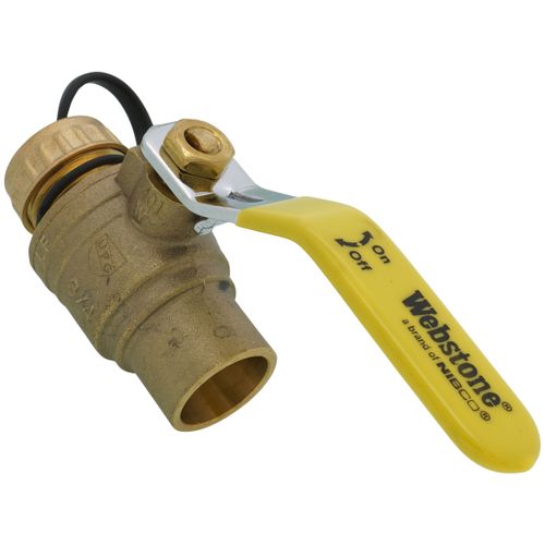 3/4" Sweat x Hose Full Port Ball Valve (Lead Free)