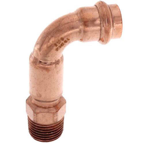 Main product image of 1/2" Press x Male Copper 90° Elbow