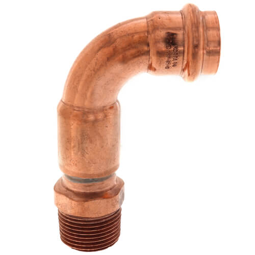 Main product image of 3/4" Press x Male Copper 90° Elbow