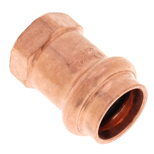 Main product image of 1/2" Press x 3/8" Female Copper Adapter