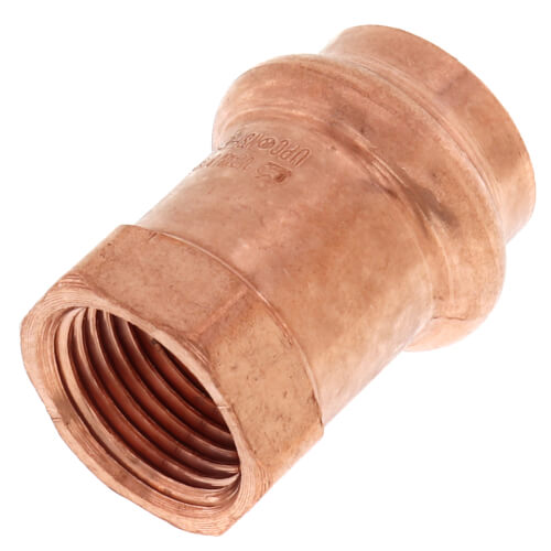 Main product image of 1/2" Press x 3/8" Female Copper Adapter
