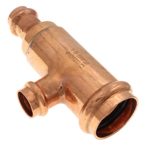 1-1/2" x 3/4" x 3/4" Press Copper Tee