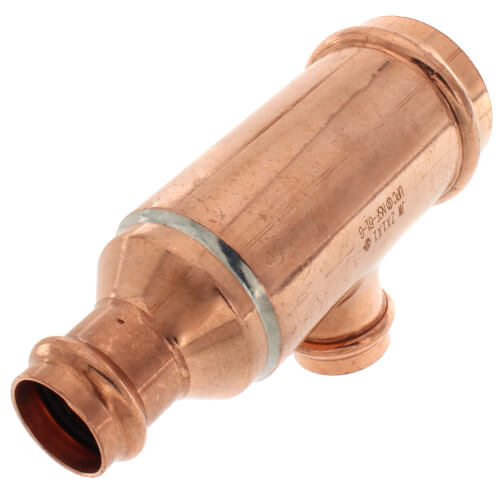 2" x 1" x 1" Press Copper Tee