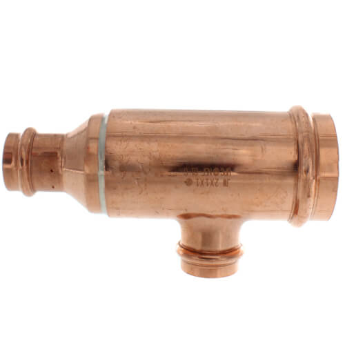 2" x 1" x 1" Press Copper Tee