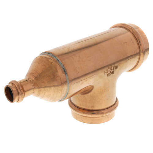 2" x 1/2" x 2" Press Copper Tee