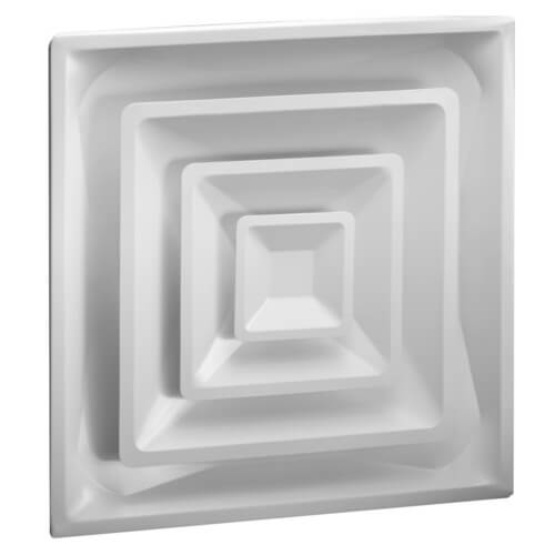 High Volume Supply Ceiling Diffuser w/ 6" Collar (HVS Series)