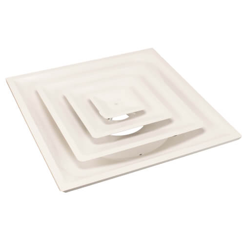 Steel Fixed Pattern Diffuser w/ 10" Collar (FPD3 Series)