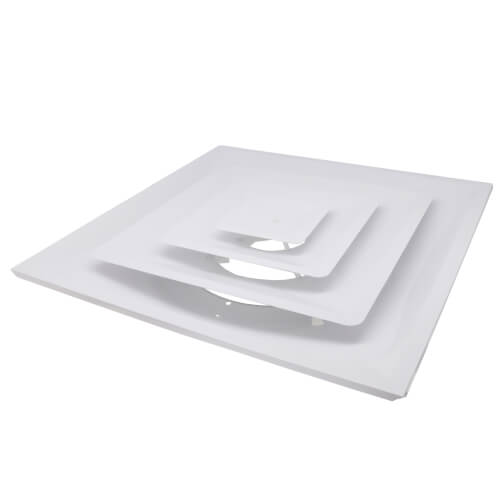 Main product image of Steel Fixed Pattern Diffuser w/ 12" Collar (FPD3 Series)