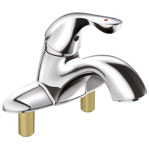 Main product image of 1 Handle Centerset Bathroom Faucet w/ City Shanks (Chrome), 505LF