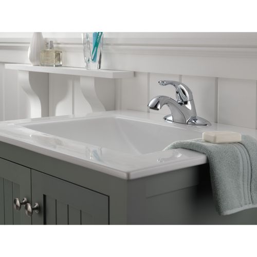 Main product image of 1 Handle Centerset Bathroom Faucet w/ City Shanks (Chrome), 505LF