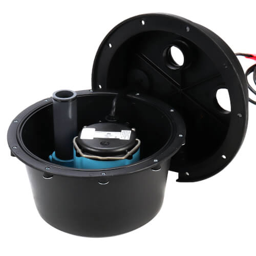 Main product image of WRSC-6 1/3 HP, 45 GPM @ 5', 230V - Submersible Utility Pump Water Removal System w/ 3-1/2 gal. tank. & 8ft power cord w/o plug