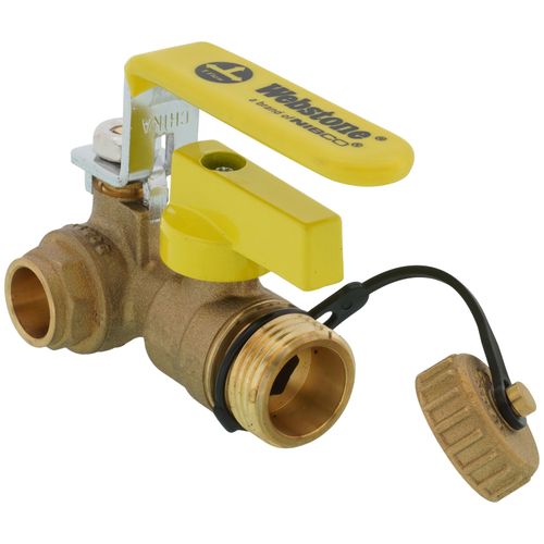 Main product image of 1/2" Sweat PRO-PAL Full Port Ball Valve w/ Drain (Lead Free)