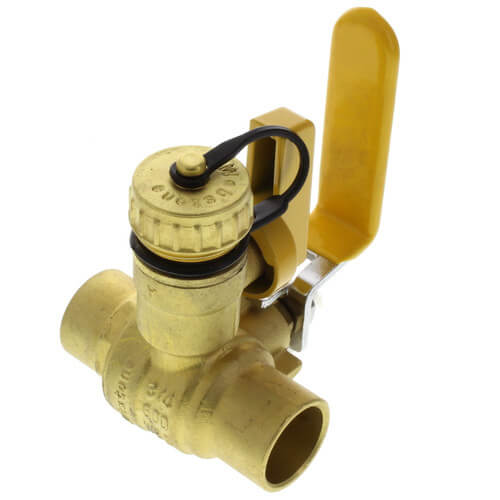 Main product image of 3/4" Sweat PRO-PAL Full Port Ball Valve w/ Drain