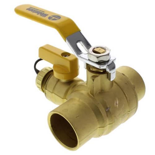 1-1/4" Sweat PRO-PAL Full Port Ball Valve w/ Drain