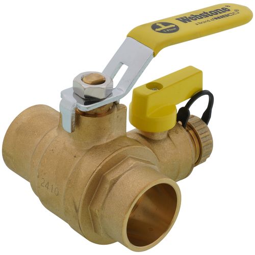 Main product image of 1-1/4" Sweat PRO-PAL Full Port Ball Valve w/ Drain