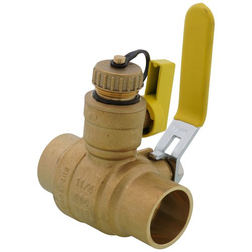 Main product image of 1-1/4" Sweat PRO-PAL Full Port Ball Valve w/ Drain