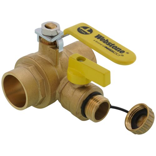 Main product image of 1-1/4" Sweat PRO-PAL Full Port Ball Valve w/ Drain