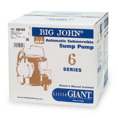 506168 Little Giant 506168 6CIA, 1/3 HP, 45 GPM Automatic