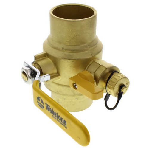 Main product image of 2" Sweat Pro-Pal Full Port Ball Valve w/ Hose Drain