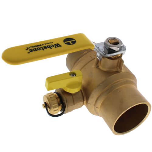 Main product image of 2" Sweat Pro-Pal Full Port Ball Valve w/ Hose Drain (Lead Free)