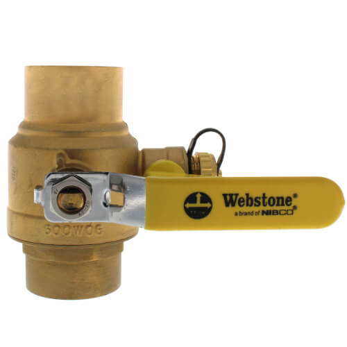 Main product image of 2" Sweat Pro-Pal Full Port Ball Valve w/ Hose Drain (Lead Free)