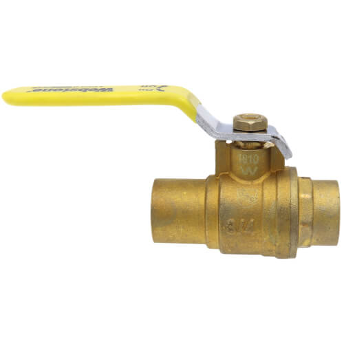 Main product image of 3/4" Sweat Full Port Forged Brass Ball Valve w/ Bleeder (Lead Free)