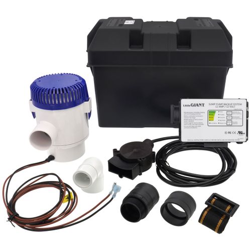 Main product image of SPBS-12HF Sump Pump Battery Backup System, 53 GPM, 12VDC, 12 Amp