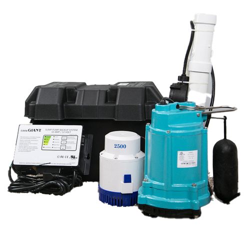 Main product image of SPBS-12HF-10 Sump Pump Battery Backup System, 53 GPM, 12VDC, 12 Amp