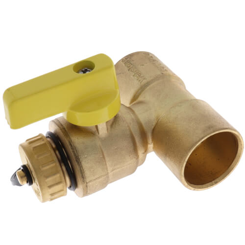 Main product image of 1" C x C T-Drain Valve (Lead Free)