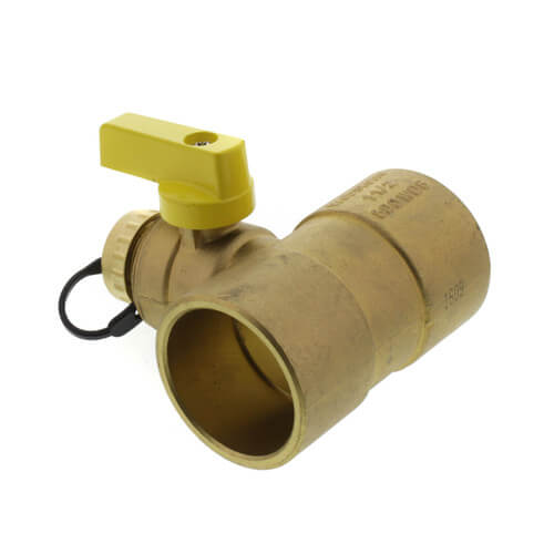 Main product image of 1-1/2" C x C T-Drain Valve (Lead Free)